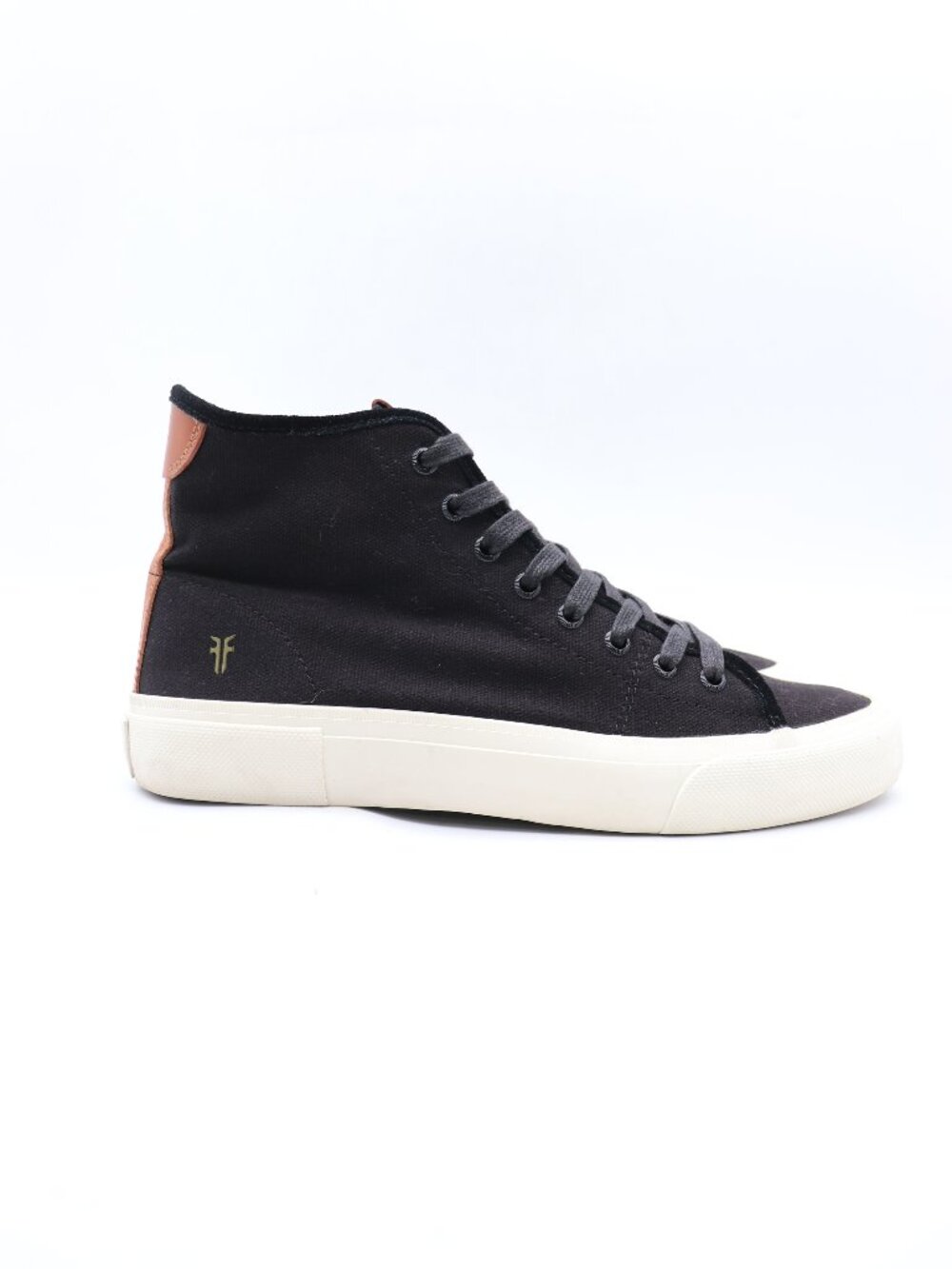 Frye Ludlow Sneakers Men's Size 9.5 M Black Canvas Casual High Top Sneaker
